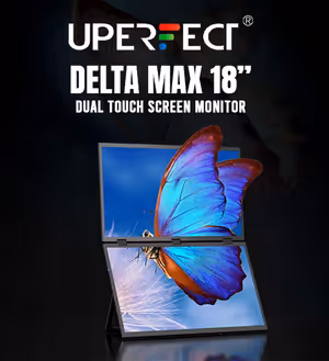 UPERFECT Delta Max 18-inch FHD Dual Touch Screen Monitor