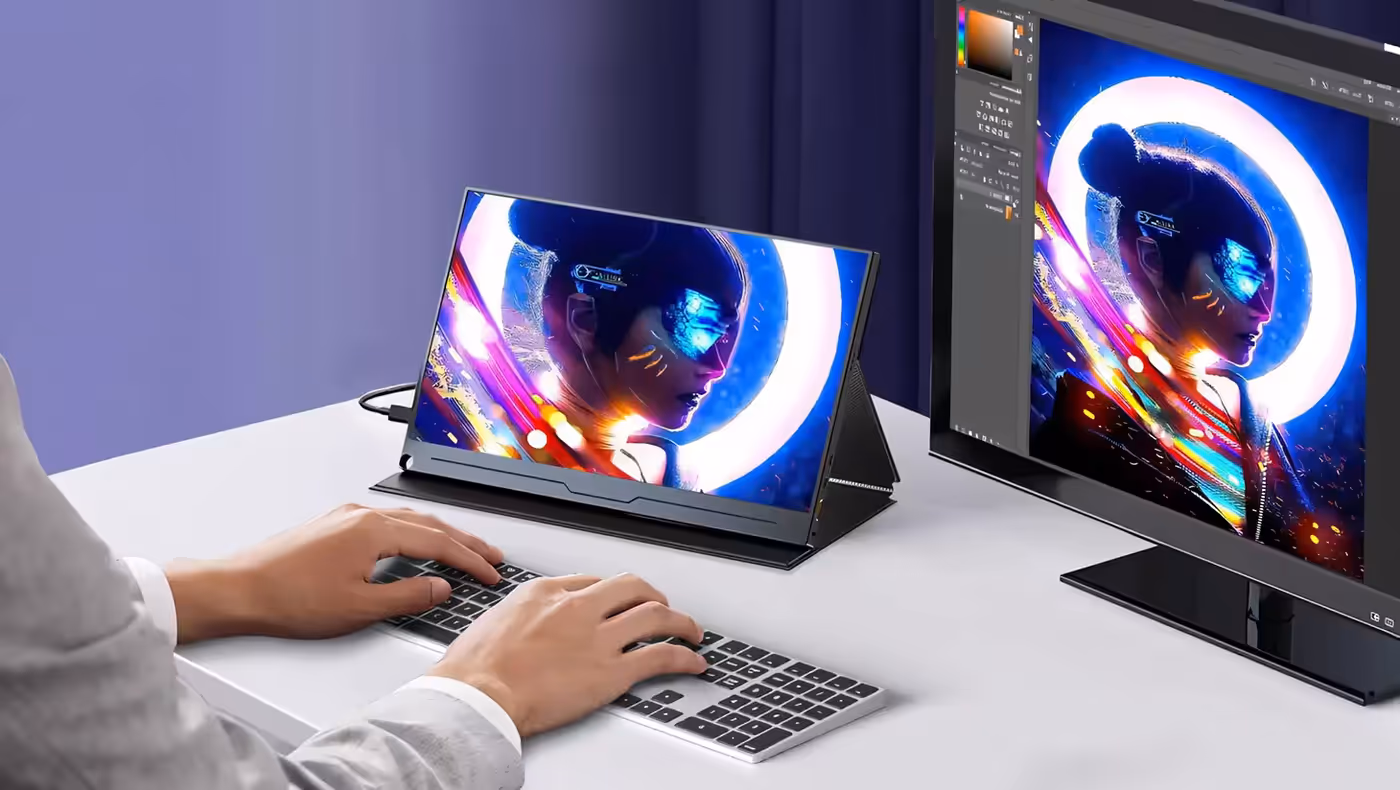 UXbox J1 16-inch 2K IPS portable monitor display