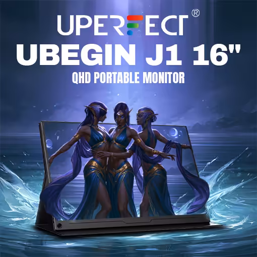 UPERFECT UBegin J1 16-inch QHD Portable Monitor