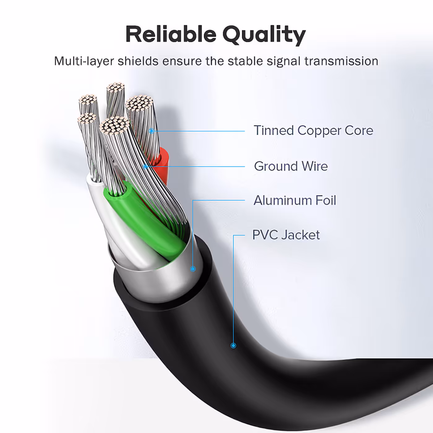 UPERFECT UCable USB-C to USB-C cable with both connectors shown
