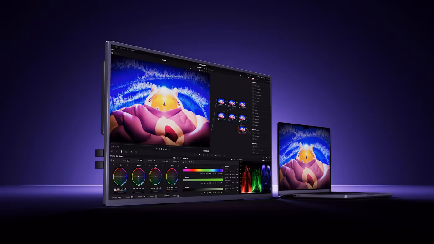 19-inch UHD display monitor optimized for professional creative workflows