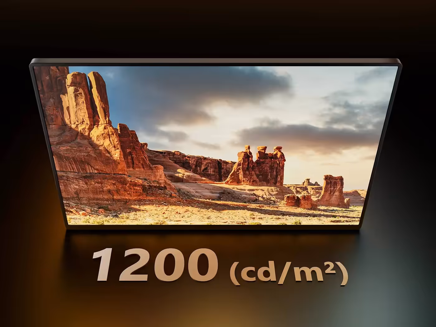 UPERFECT 16-inch monitor showcasing 1200 nits high-brightness performance