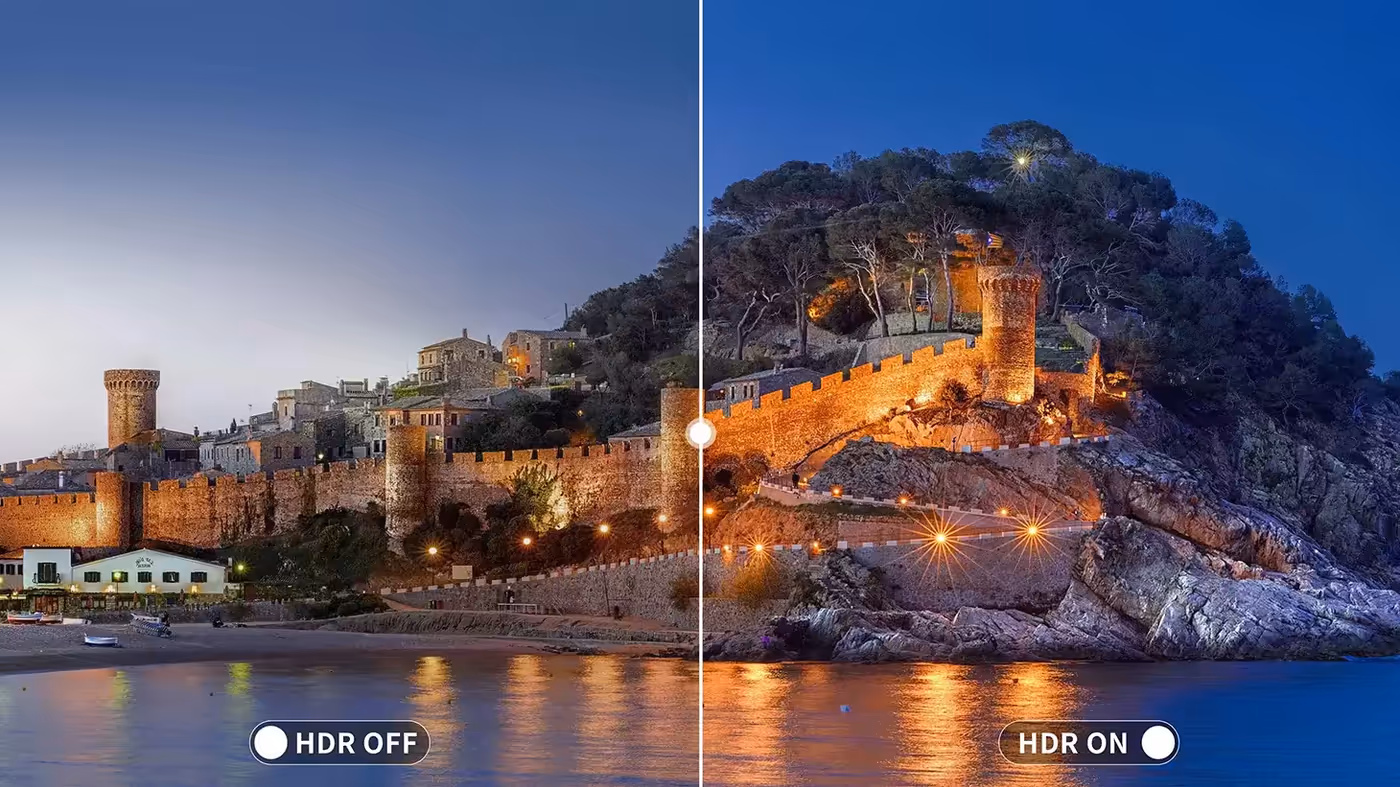 4K HDR monitor displaying superior color depth and lifelike highlights