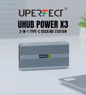UPERFECT UHub Power X3 3-in-1 Type-C Docking Station