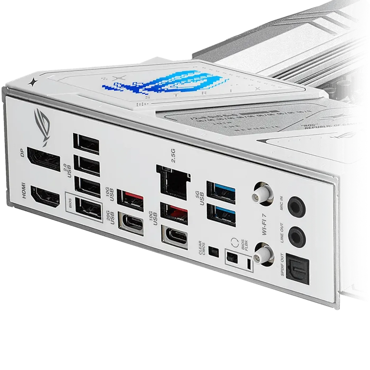 The Strix  B860-A features DUAL USB4® (20Gbps) port