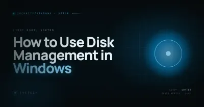 How to Use Disk Management in Windows — Partition, Shrink, Extend (South Africa, 2026)
