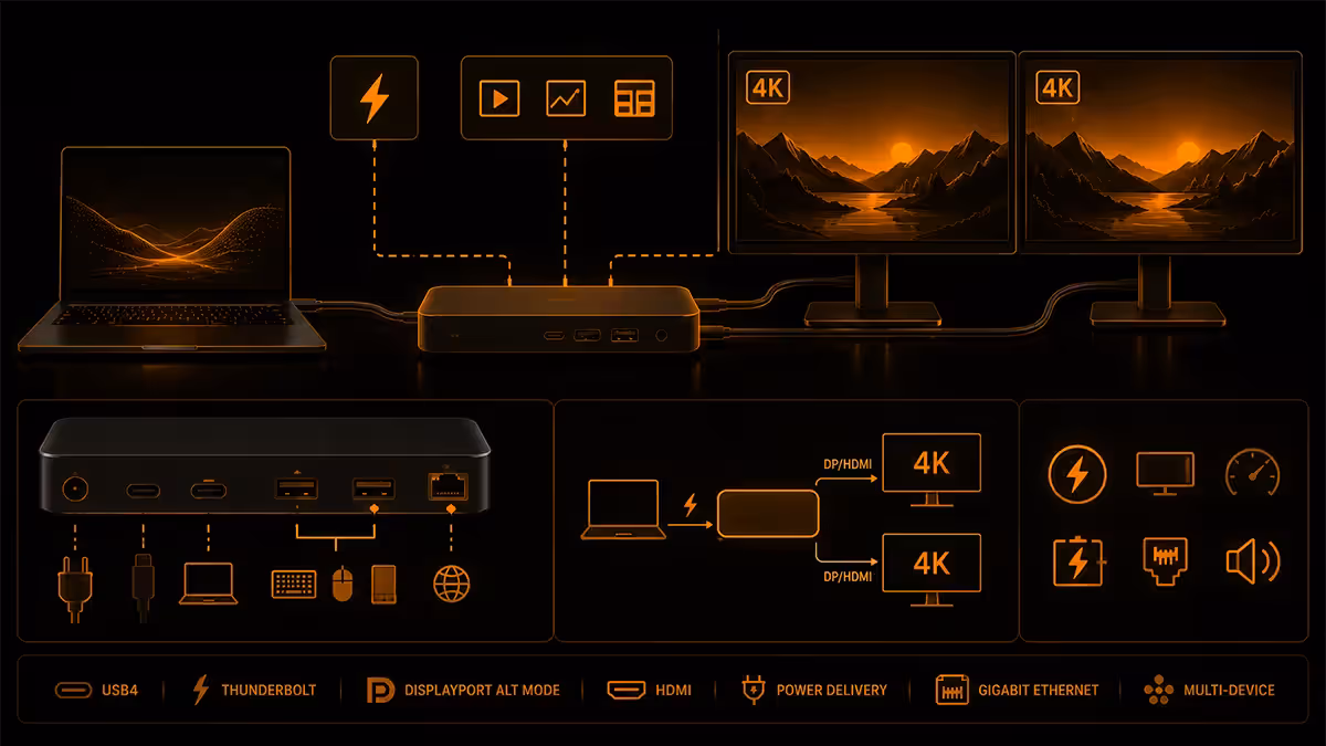 Dock dual 4K