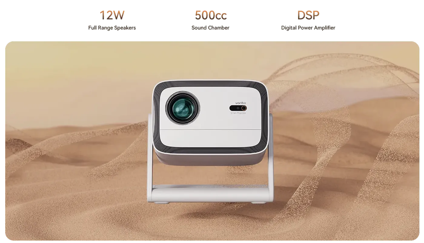 Dual 6W speakers providing cinema-quality surround sound experience