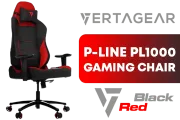 Vertagear PL1000 Gaming Chair - Black Red | Ultimate Comfort & Style - image 1