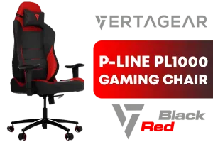 Vertagear PL1000 Gaming Chair - Black Red | Ultimate Comfort & Style - image 1
