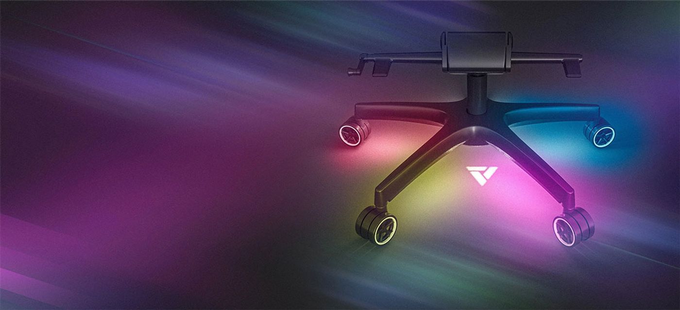 Custom colour patterns configured on the Vertagear PL4500 RGB base kit