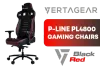 Vertagear PL4800 P-Line Gaming Chair — 163KG Limit, Black/Red - image 1