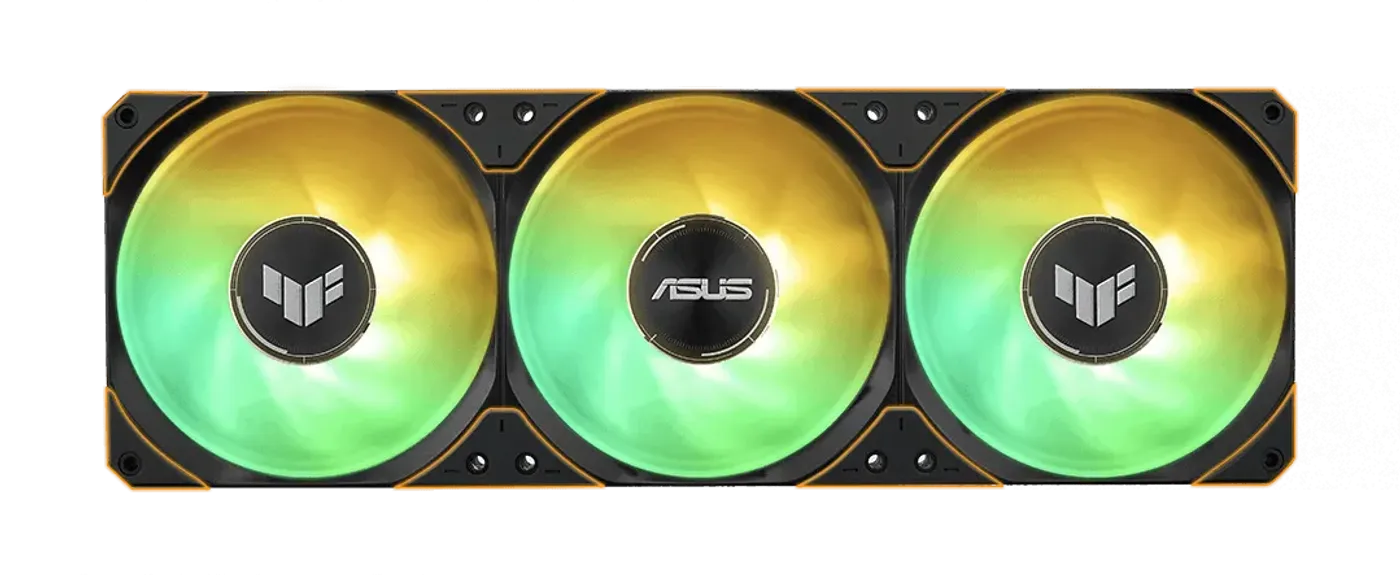 TUF Gaming LC 360 ARGB fan with special note on anti-vibration rubber
