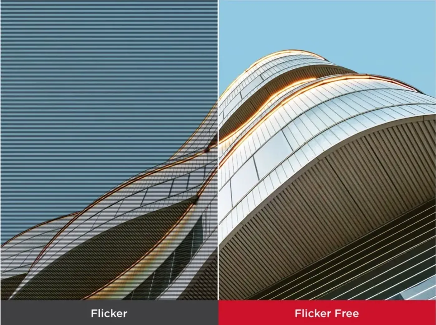 ViewSonic monitor with Flicker-Free technology and blue light filtering enabled