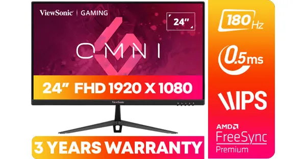 Viewsonic Omni Vx Hz Gaming Monitor Ultra Smooth Performance