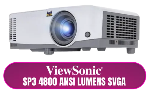 ViewSonic SP3 4800 ANSI Lumens SVGA Business Projector - Image 1