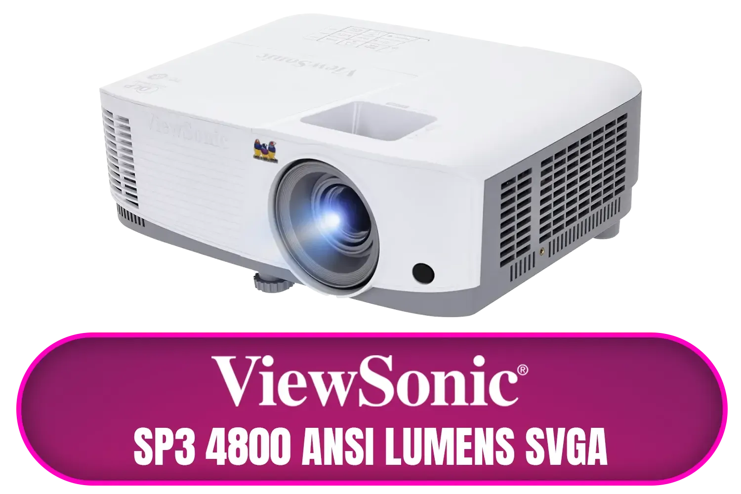 ViewSonic SP3 4800 ANSI Lumens SVGA Business Projector / Native Resolution: 800x600 / SuperColor™ Technology / SP3