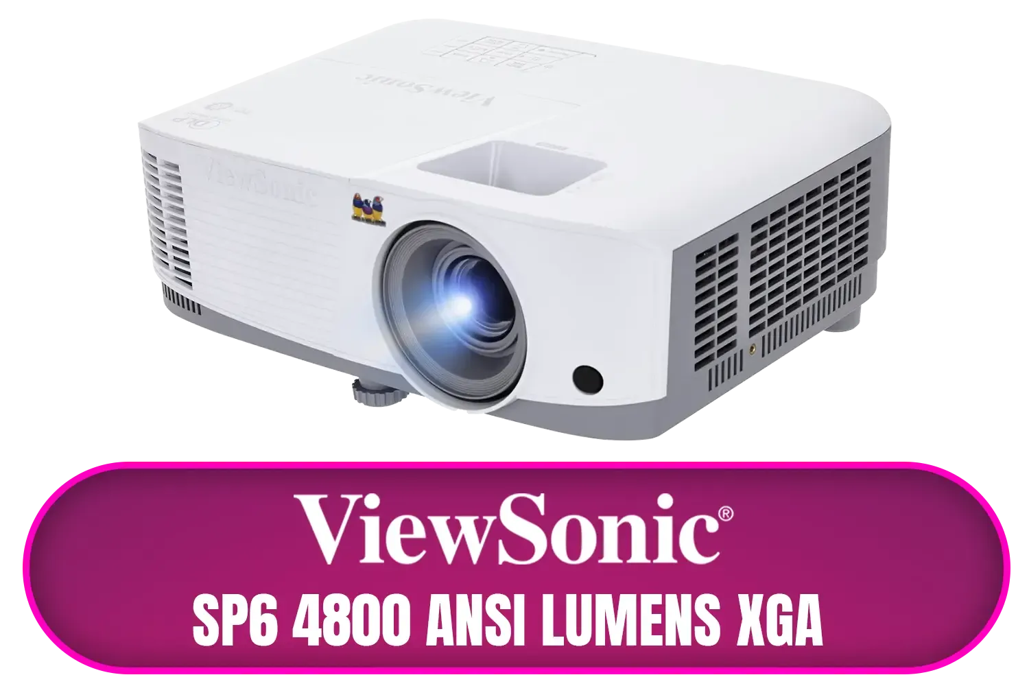 ViewSonic SP6 4800 ANSI Lumens XGA Business Projector / Native Resolution: 1024x768 / SuperColor™ Technology / SP6