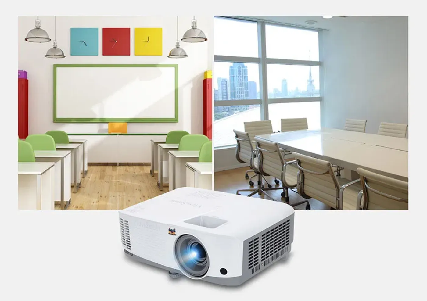 High-contrast 22,000:1 display delivering bright images in high ambient light
