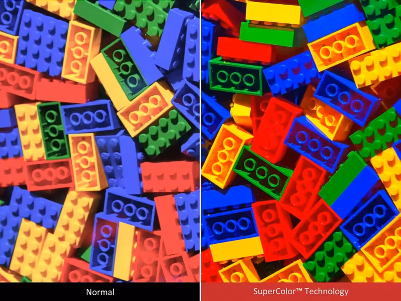 Colour accuracy demonstration using SuperColor Technology on the ViewSonic SP3