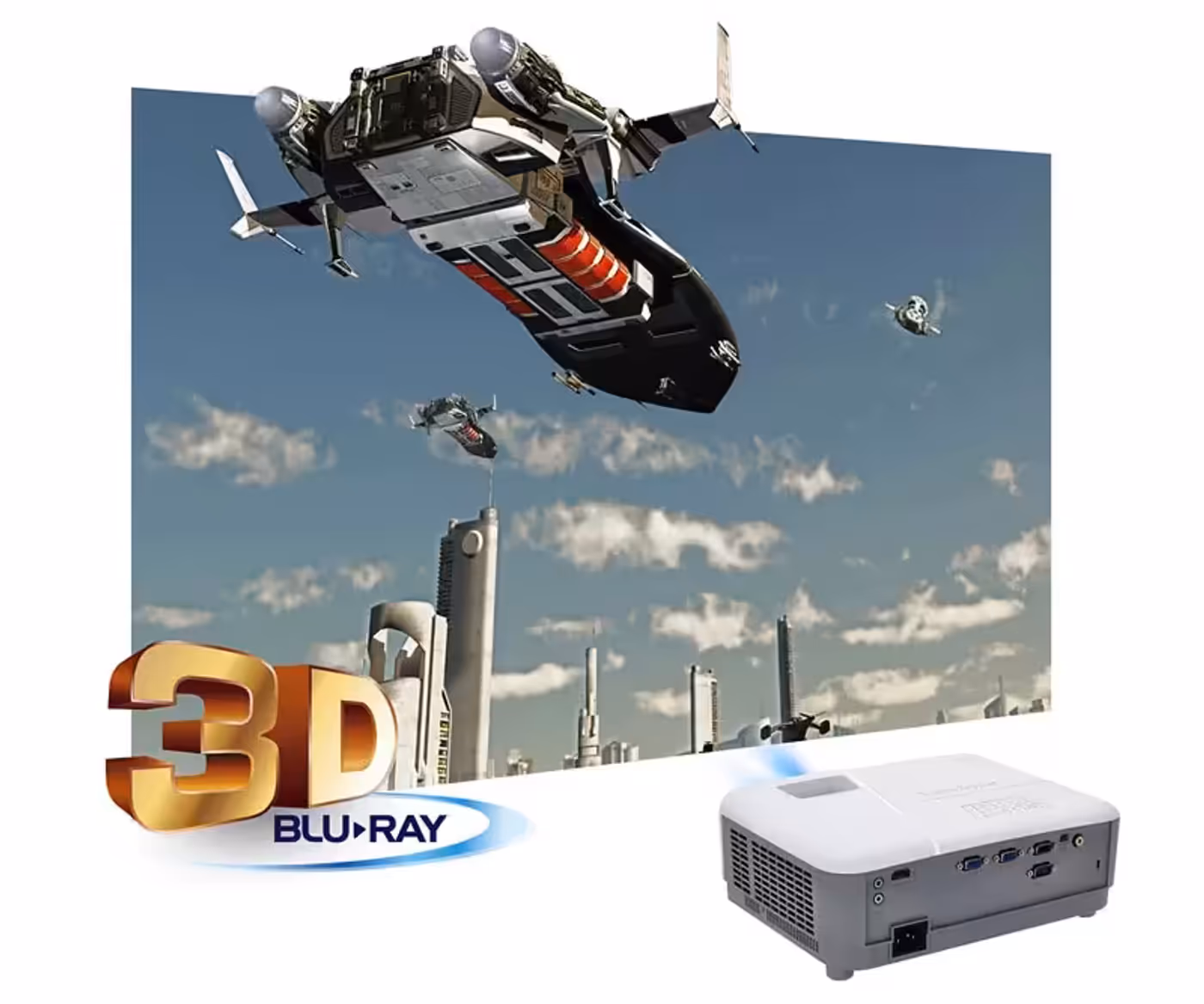 HDMI input on the ViewSonic SP3 used for 3D content playback