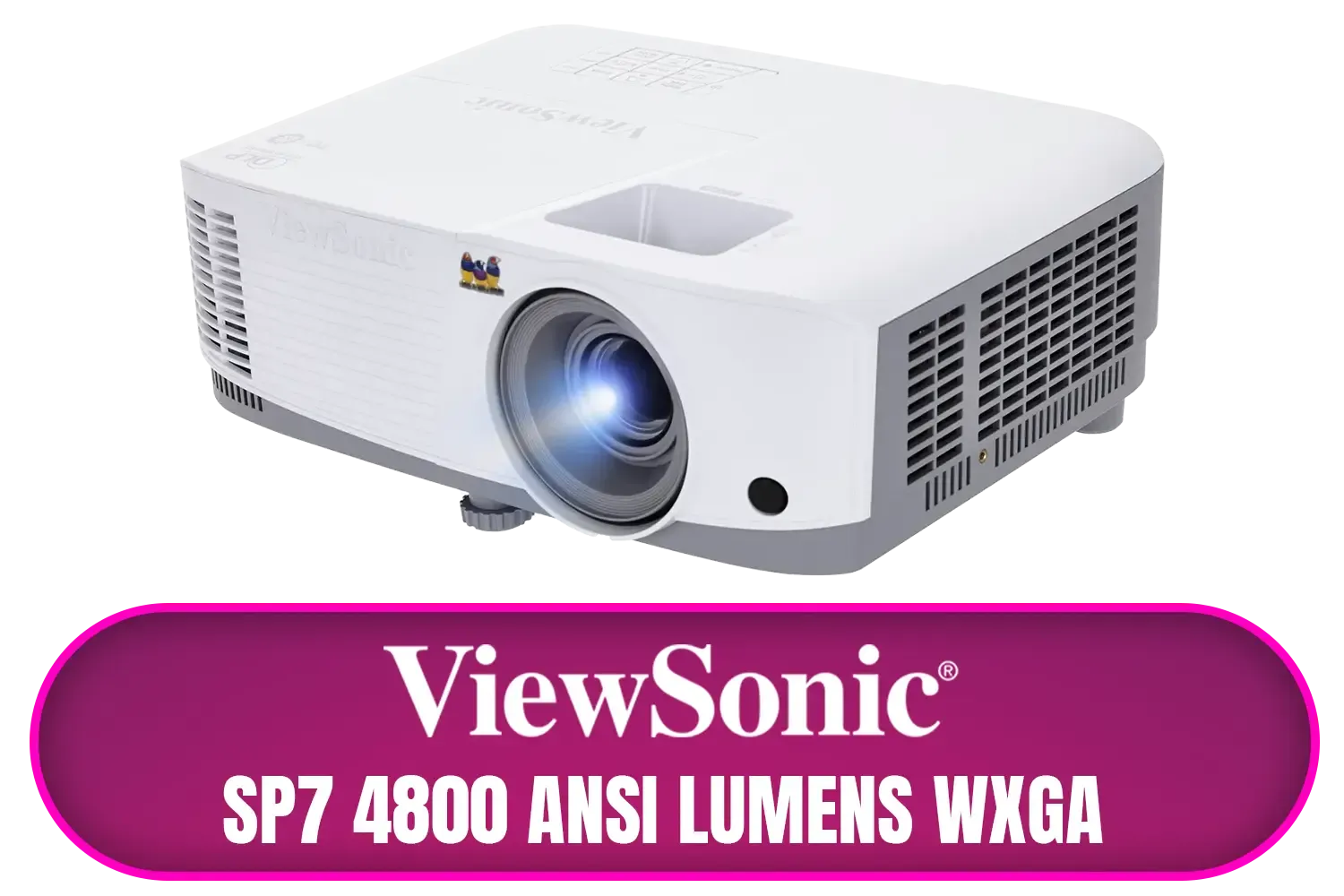 ViewSonic SP7 4800 ANSI Lumens WXGA Business Projector / Native Resolution: 1280 x 800 / SuperColor™ Technology / SP7