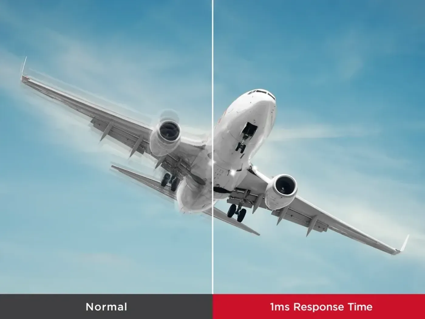 ViewSonic VA240A-H rendering rapid motion with a 1ms response time