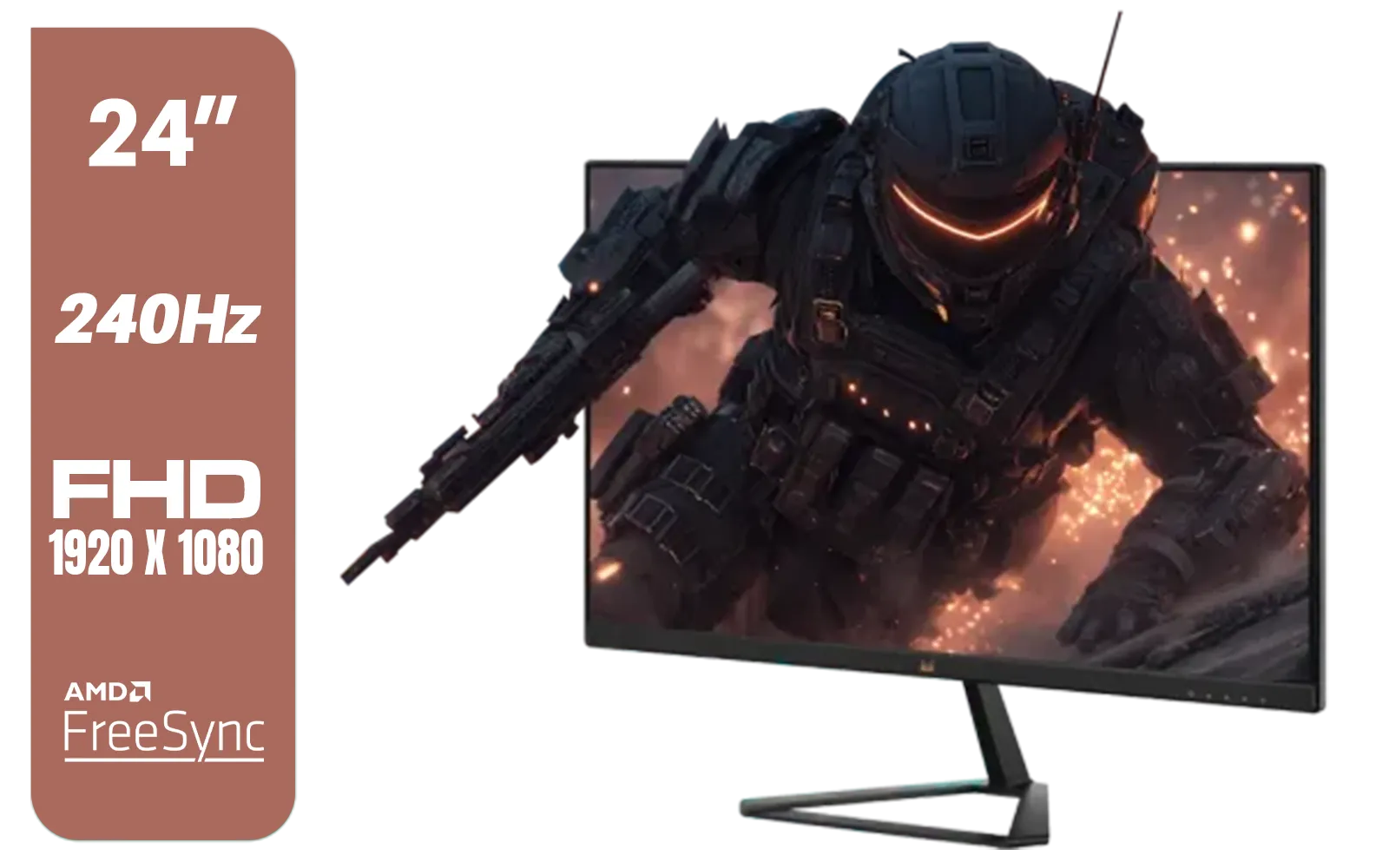 ViewSonic VX2479A-HD-PRO 24" Gaming Monitor / IPS-Level Display / 240Hz Refresh Rate / 1ms MPRT / AMD FreeSync / HDR10 / VX2479A-HD-PRO