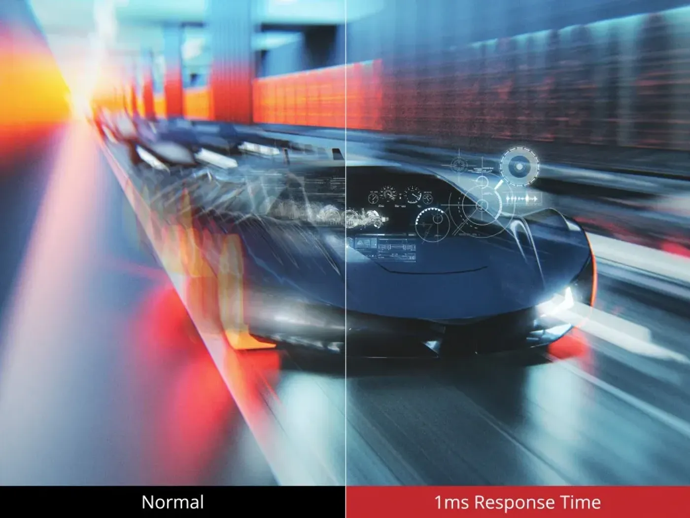 ViewSonic VX3219-PC-MHD 1ms response time reducing motion blur in fast-paced games
