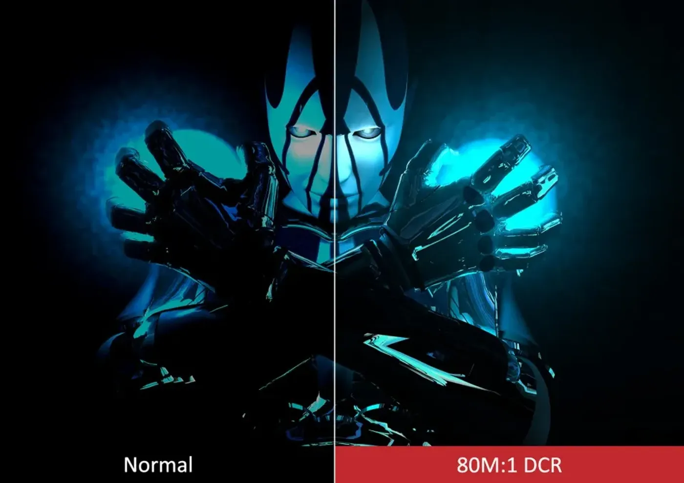 Mega dynamic contrast feature enhancing depth and detail on the ViewSonic VX3219-PC-MHD monitor