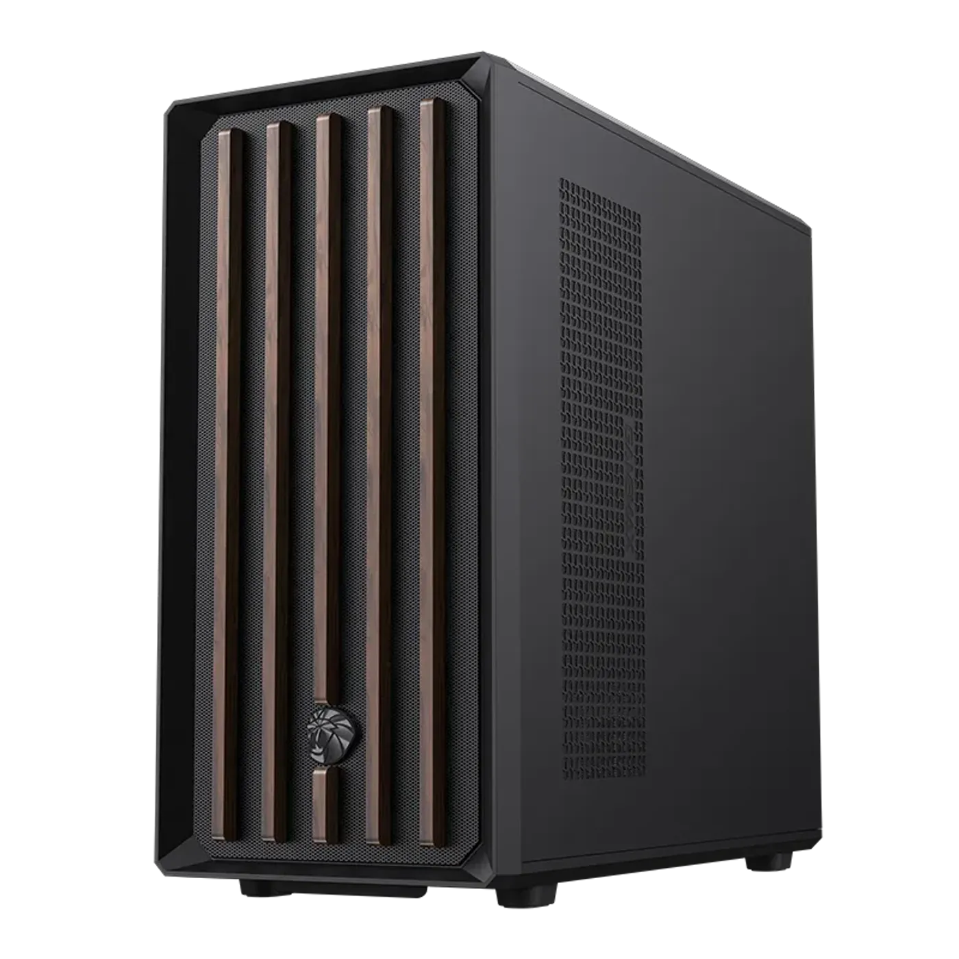 Claw-inspired front panel with GAMEMAX ventilation mesh showing airflow