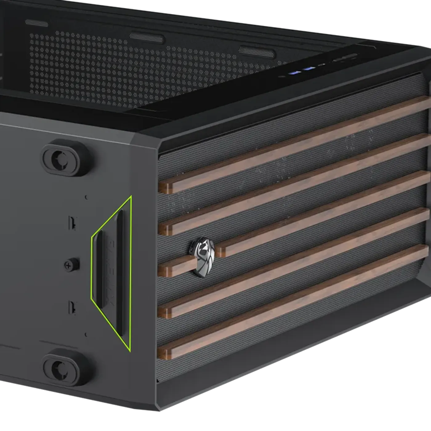 Bottom panel seal preventing insects from entering hardware rack holes