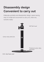 WANBO Round Desk Projector Mount — 360° Adjustable, 5kg Capacity - image 10