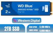 Western Digital WD Blue SN5000 2TB NVMe PCIe Gen4 SSD - image 1