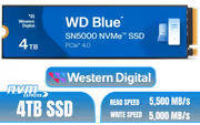 Western Digital WD Blue SN5000 4TB NVMe SSD PCIe Gen4 - image 1
