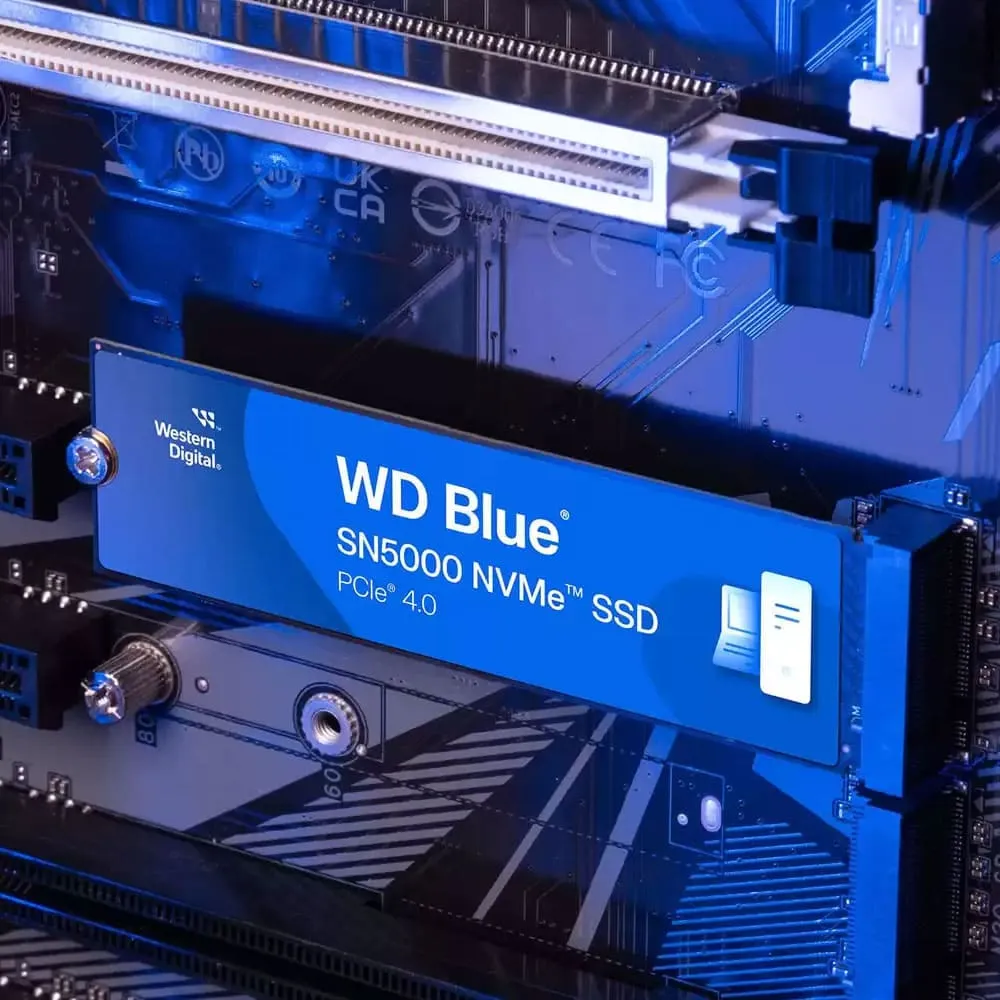 Western Digital WD Blue SN5000 1TB NVMe PCIe Gen4 SSD