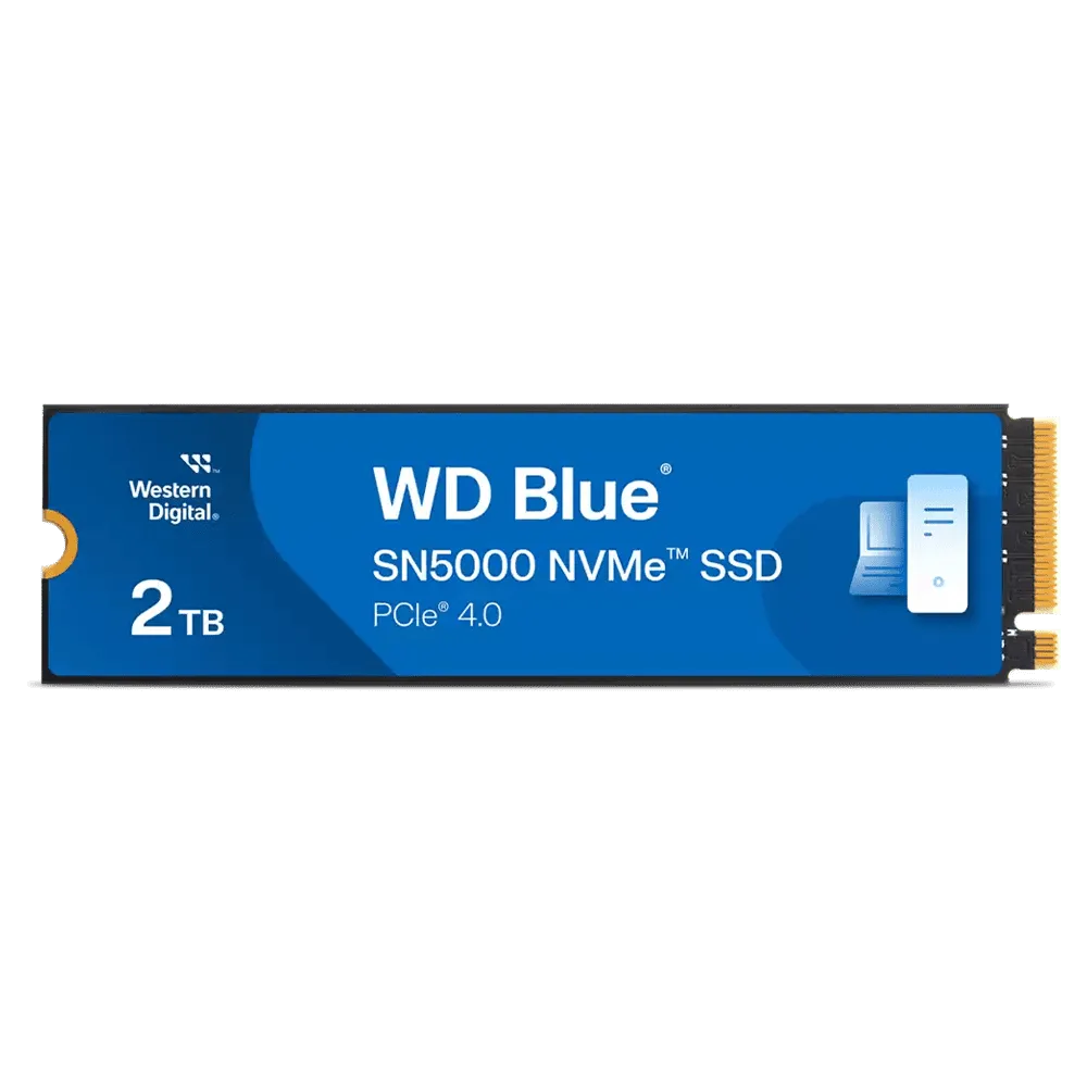 内蔵型SSD WD Blue SN5000 2TB NVMe SSD Western Digital WD Blue SN5000 2TB NVMe PCIe Gen4 SSD | Evetech