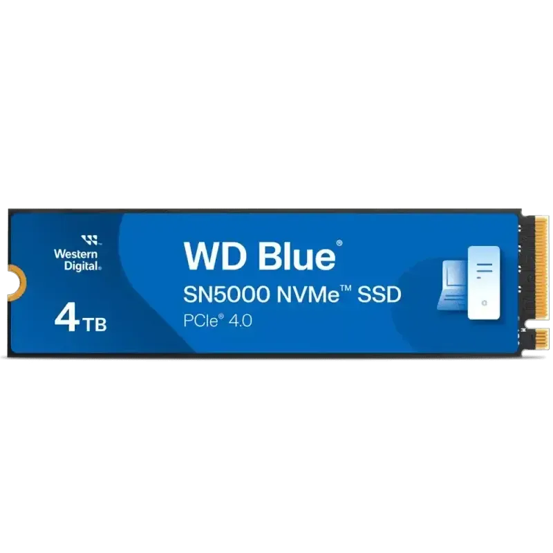 Western Digital WD Blue SN5000 4TB NVMe SSD PCIe Gen4 | Evetech