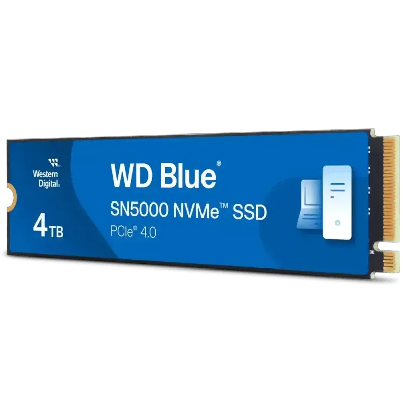 Western Digital WD Blue SN5000 4TB NVMe SSD PCIe Gen4 | Evetech