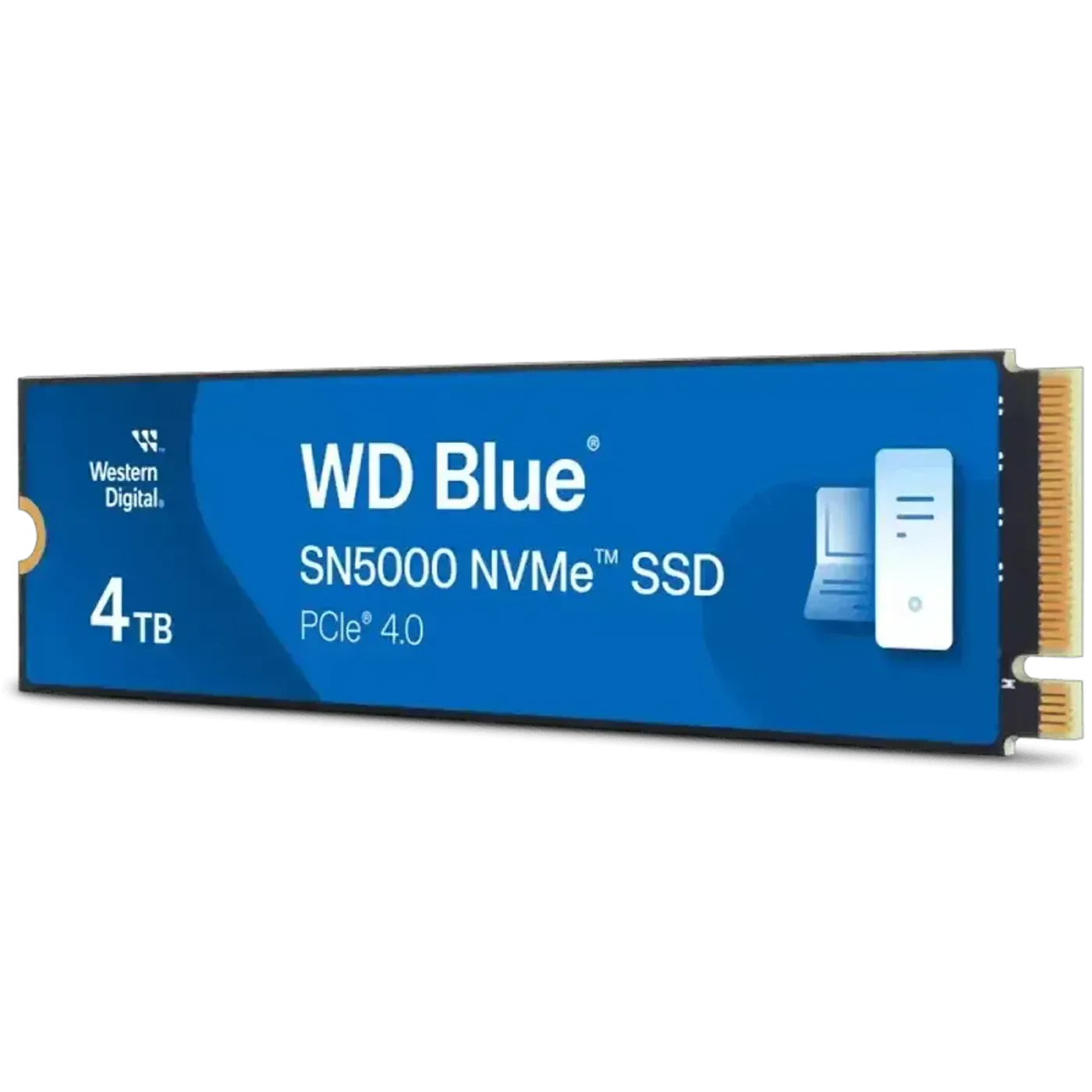 WD Blue SN5000 4TB NVMe SSD presented alongside its endurance rating