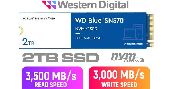 WD Blue SN570 2TB NVMe SSD - Best Deal - South Africa