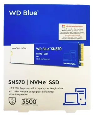 WD Blue SN570 500GB NVMe Internal SSD - High-Speed Storage