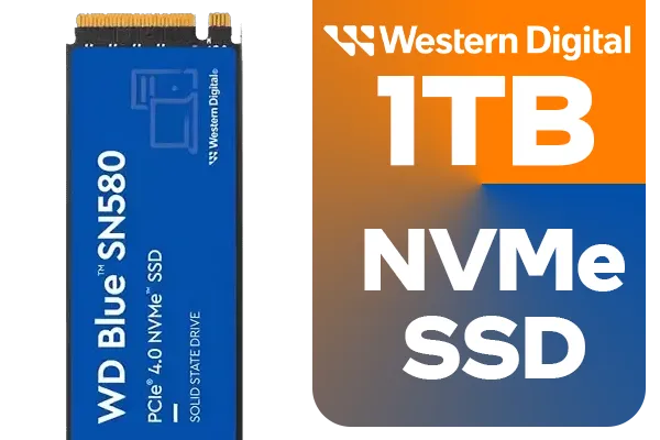 WD Blue SN580 1TB NVMe SSD