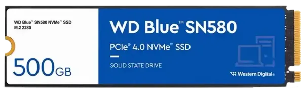 WD Blue SN580 500GB NVMe SSD - High-Performance Storage Solution