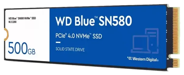 WD Blue SN580 500GB NVMe SSD - High-Performance Storage Solution