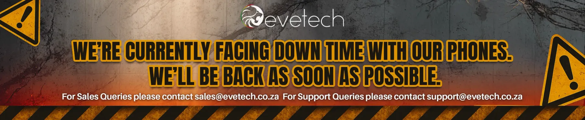 We Are currently Offline