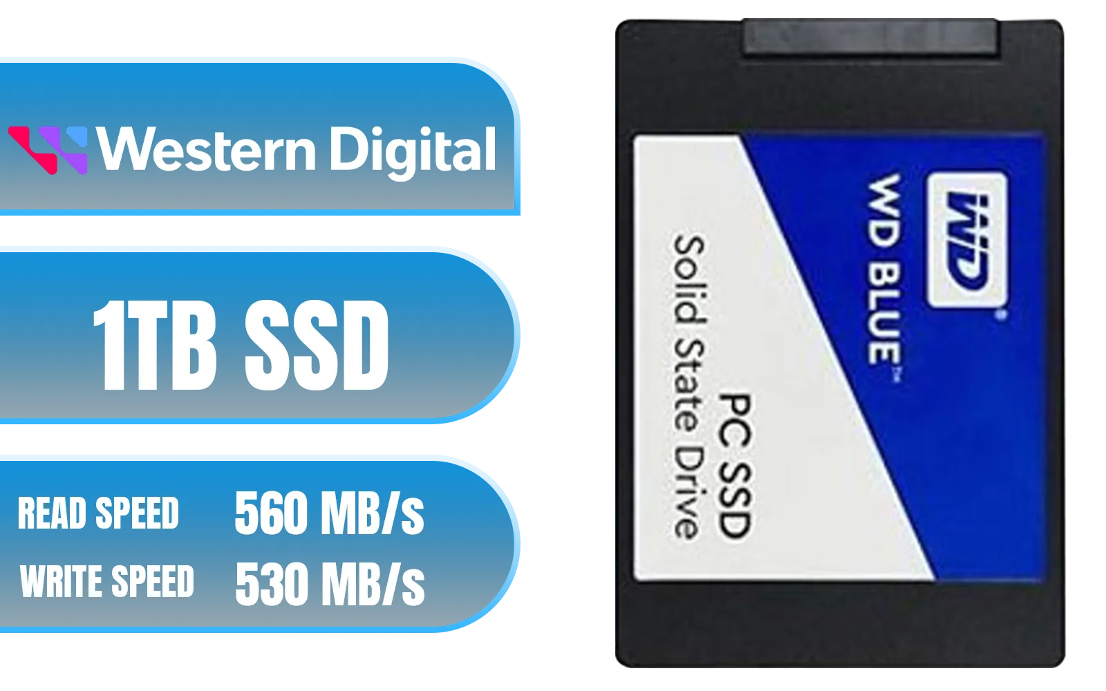 Western Digital Blue 1TB 2.5