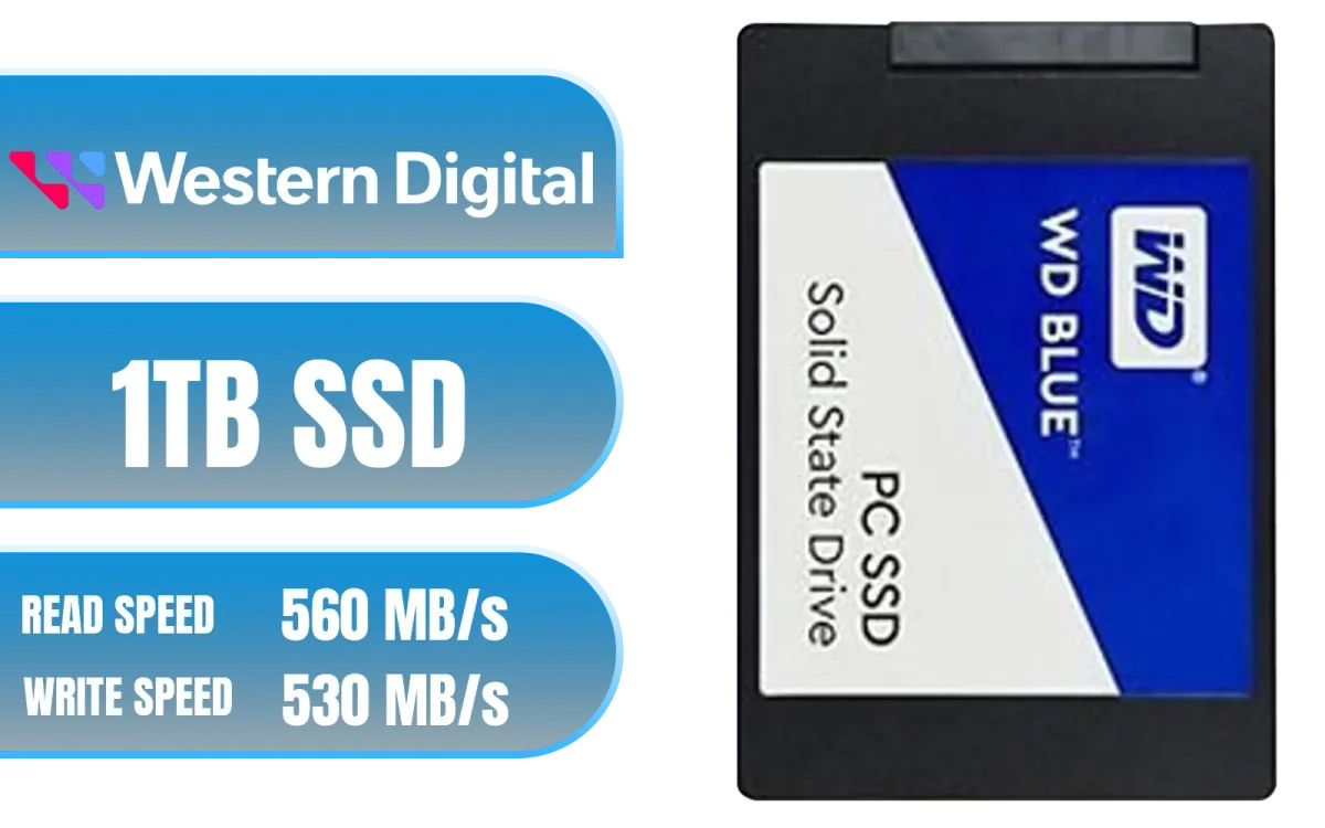 Western Digital 内臓SSD 1TB SATA WD Blue Western Digital Blue 1TB 2.5