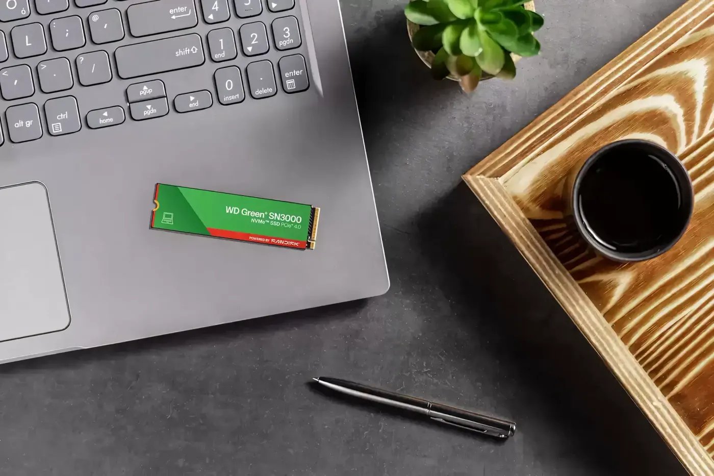 Slim M.2 2280 SSD for thin laptop compatibility