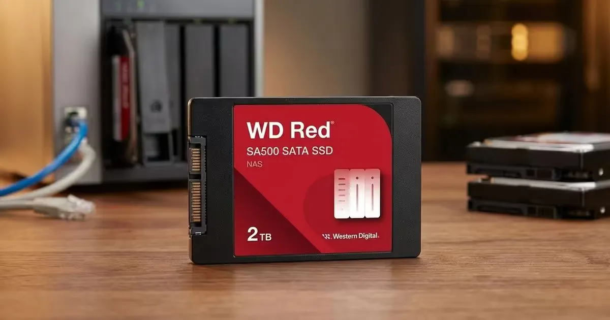 Western Digital Red SA500 2TB SATA SSD — NAS Caching, 560/520 MB/s
